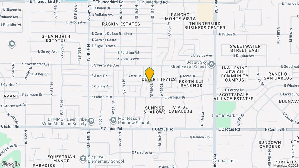 12636 N 68th St Map and Location Details