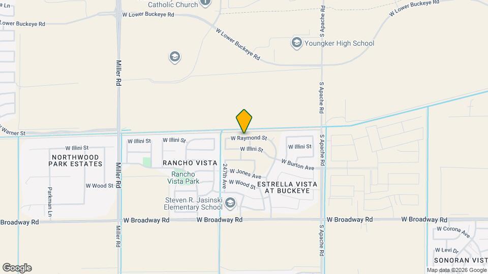 24588 W Raymond St Map and Location Details