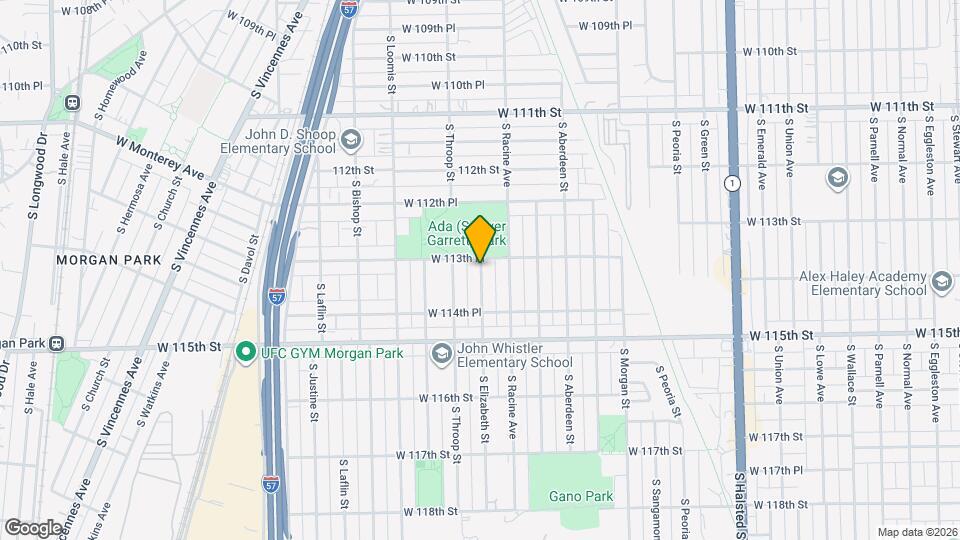 11318 S Carpenter St Mapa y Detalles de la Ubicación