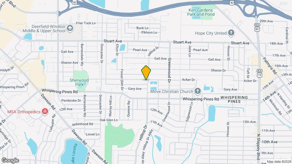 2000 Acker Dr Map and Location Details