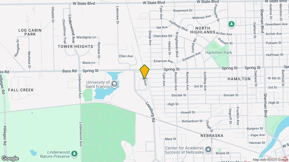 1435 Viola Ave Map and Location Details