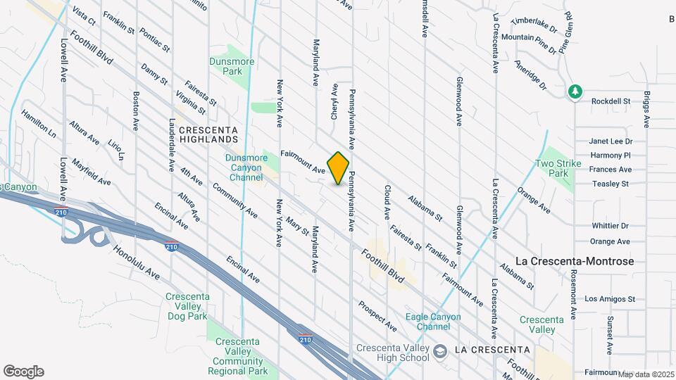 3223 Fairesta St Map and Location Details