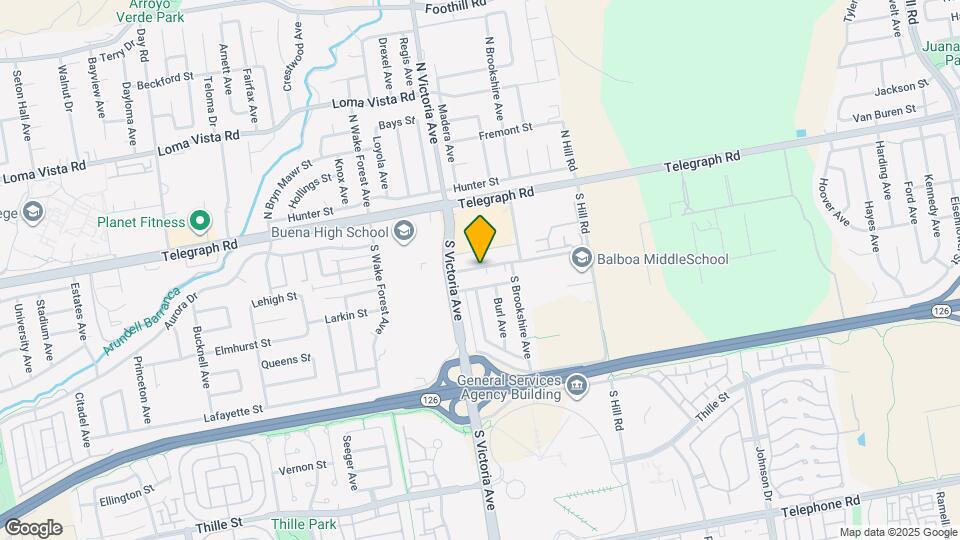 5980 Woodland St Map and Location Details