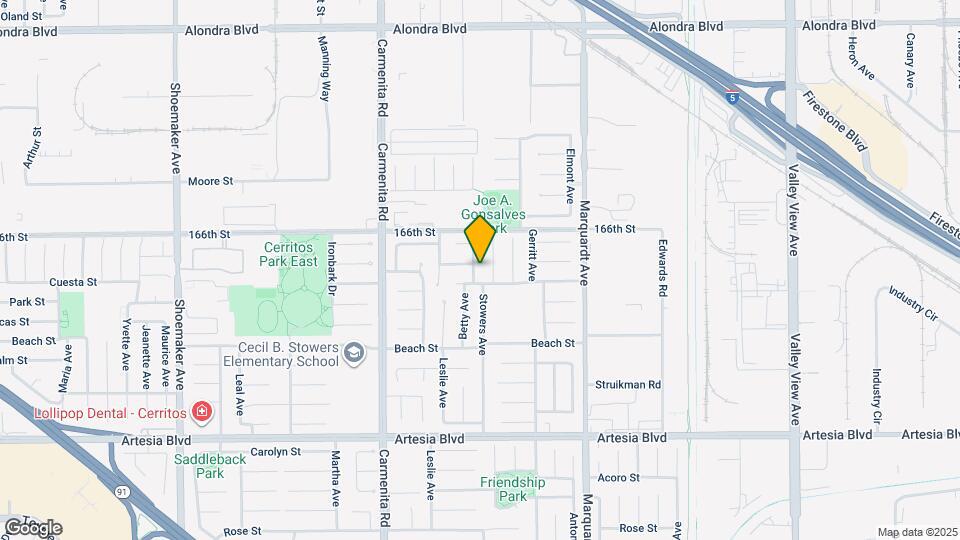16712 Stowers Ave Map and Location Details