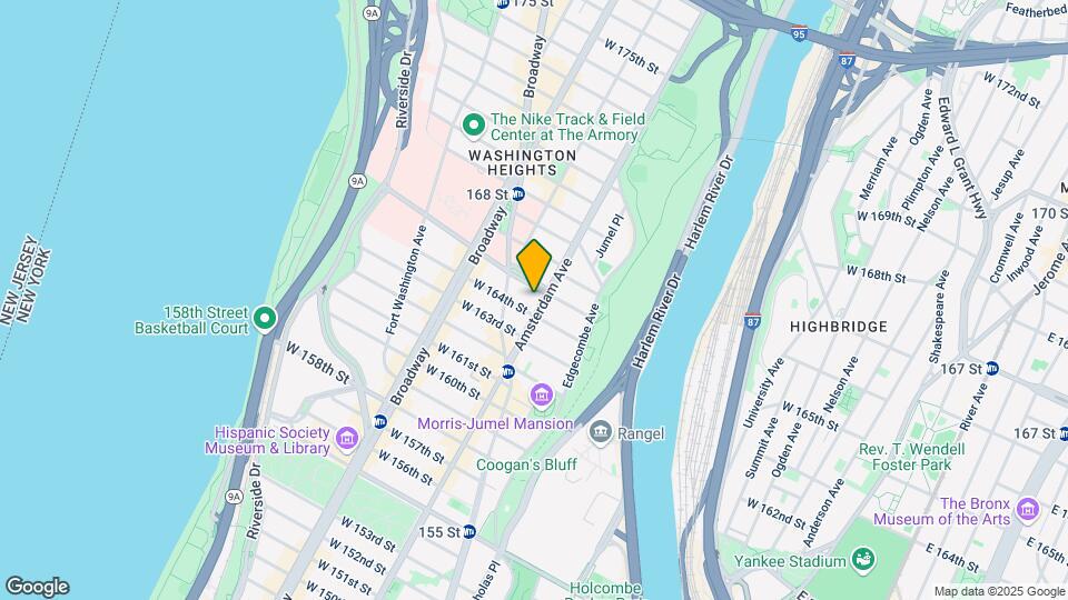 2106 Amsterdam Ave Map and Location Details