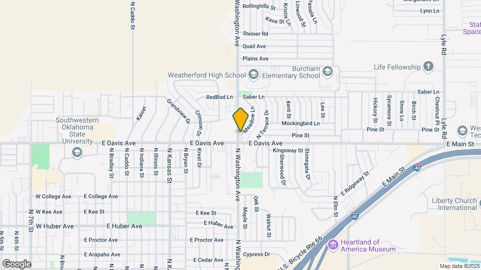 1303 Meadow Ln Map and Location Details