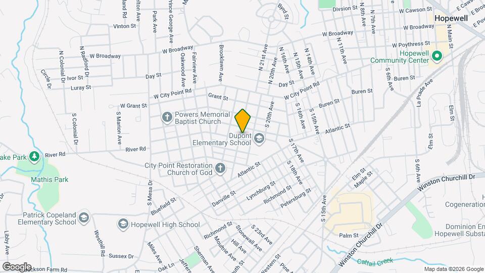 2107 Johnson St Map and Location Details