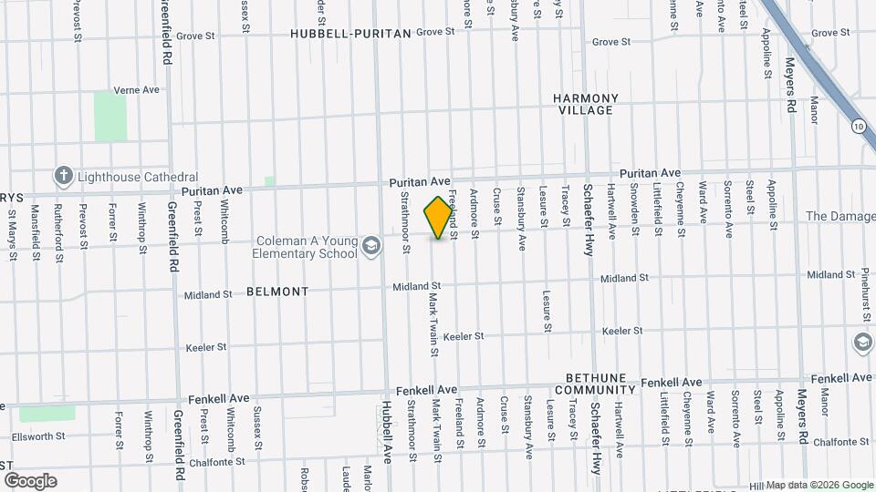 15762 Mark Twain St Map and Location Details