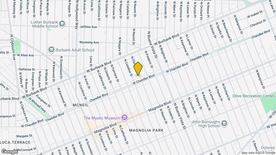 1011 N Florence St Map and Location Details