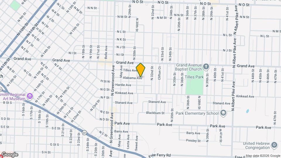 3008 Alabama Ave Map and Location Details