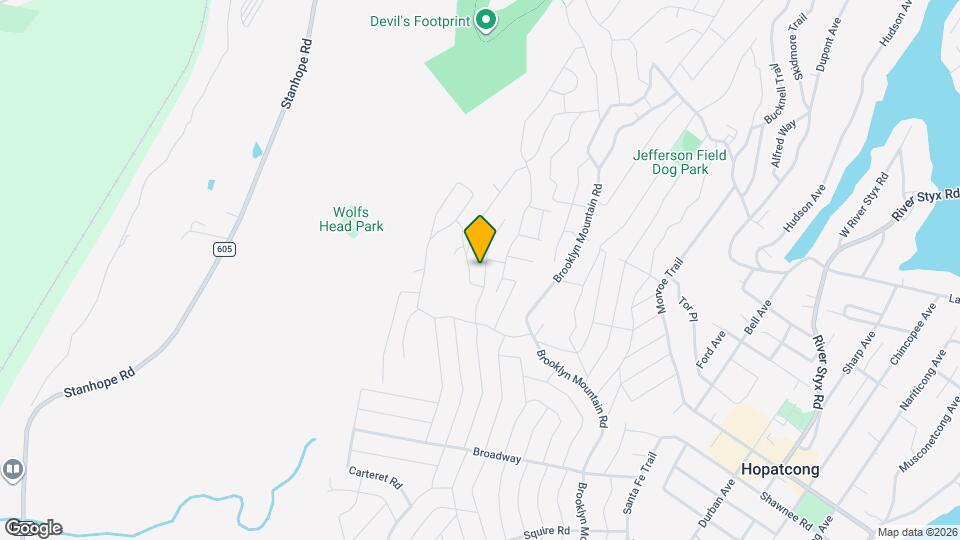 422 Brown Trail Map and Location Details