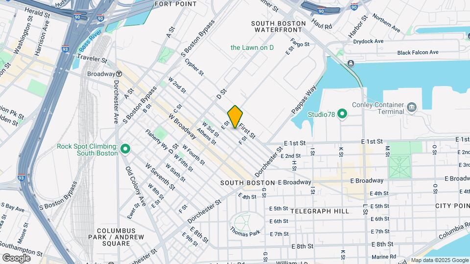 340 W 2nd St Map and Location Details