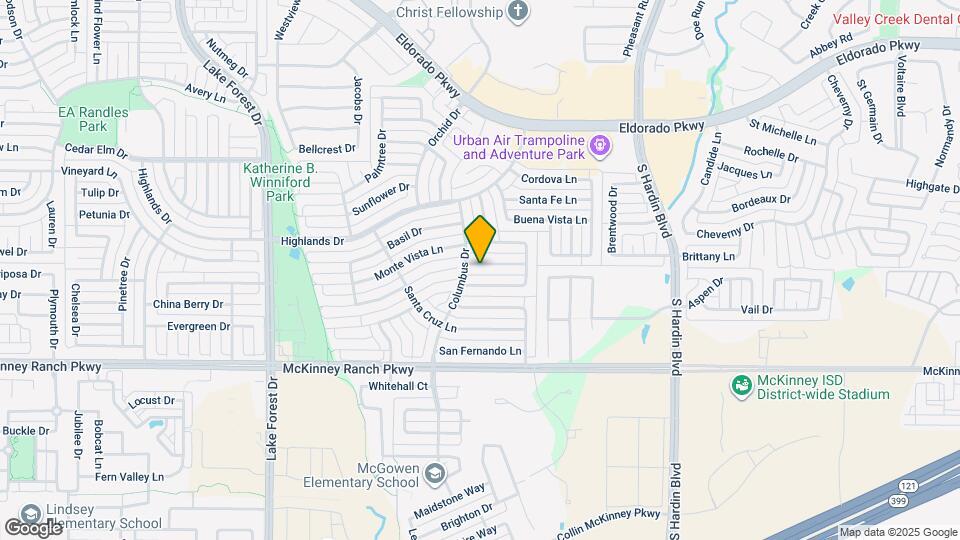 4419 San Mateo Ln Map and Location Details