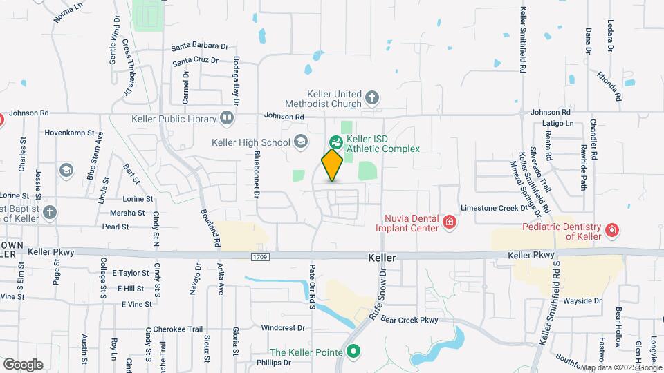 931 Meadow Cir N Map and Location Details