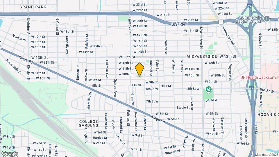 1731 W 9th St Map and Location Details