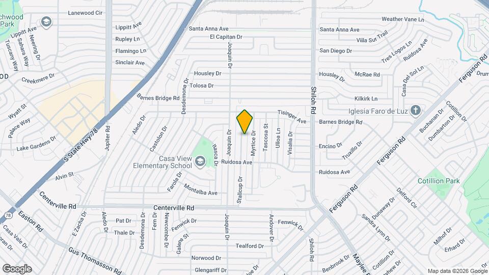 11122 Stallcup Dr Map and Location Details