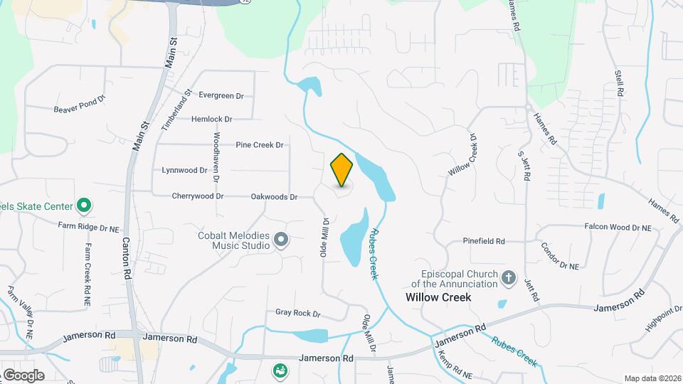 1387 Olde Mill Trce Map and Location Details