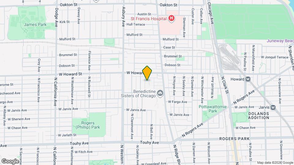 7534 N Bell Ave, Unit 2H Mapa y Detalles de la Ubicación