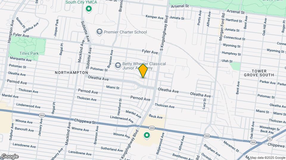 4934 Potomac St Map and Location Details