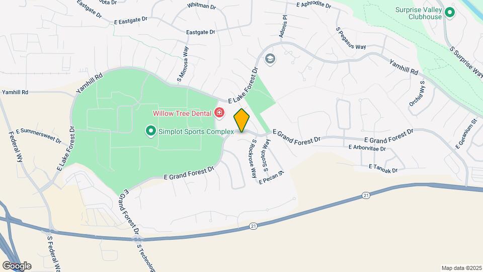 3598 E Arborvitae Ct Map and Location Details