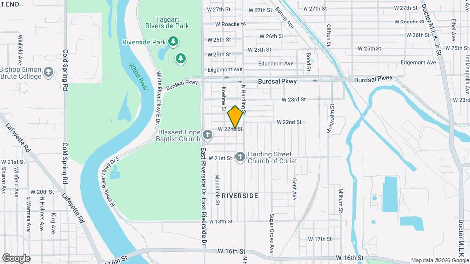 1419 W 22nd St Map and Location Details