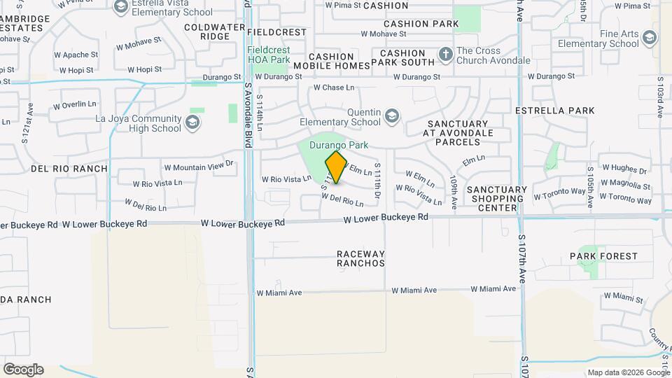 2602 S 112th Dr Map and Location Details