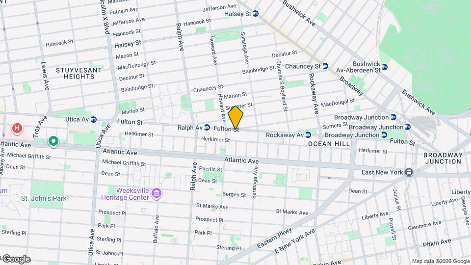 2000 Fulton St, Unit 2nd Floor Map and Location Details