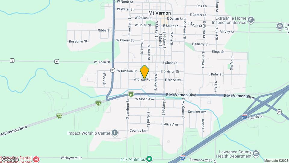 212 W Blaze Rd Map and Location Details