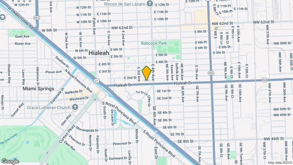 357 Hialeah Dr Map and Location Details