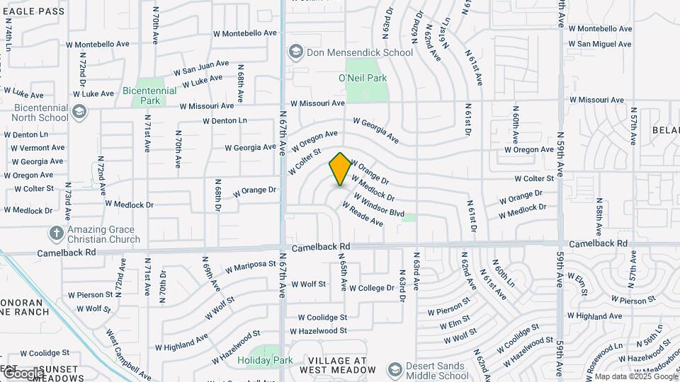 6511 W Windsor Blvd Map and Location Details