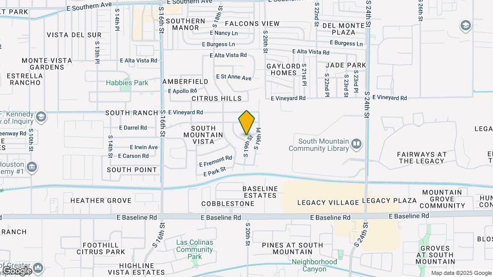 6858 S 19th St Map and Location Details