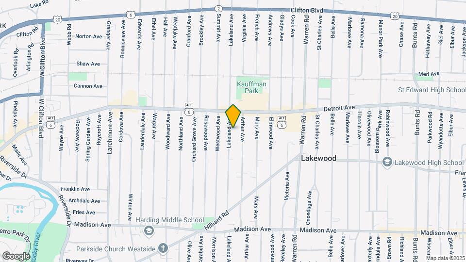 1443 Lakeland Ave, Unit 1443 Up Map and Location Details