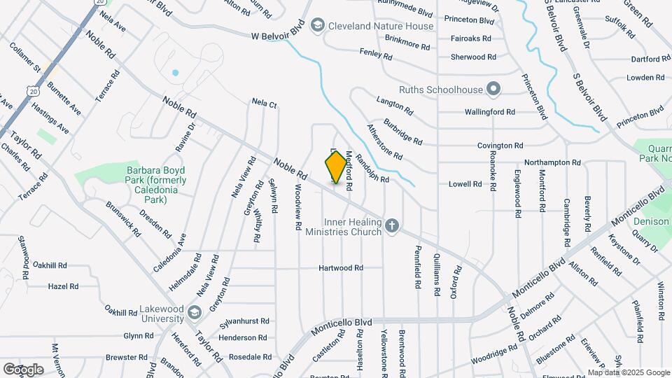 2307 Noble Rd, Unit 2 Map and Location Details