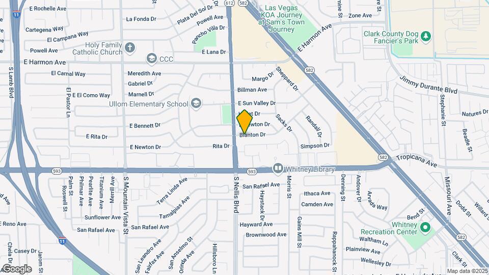 5055 Blanton Dr Map and Location Details
