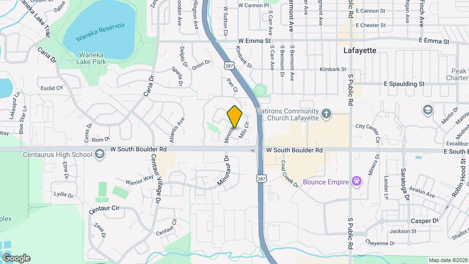 1191B Milo Circle- Map and Location Details