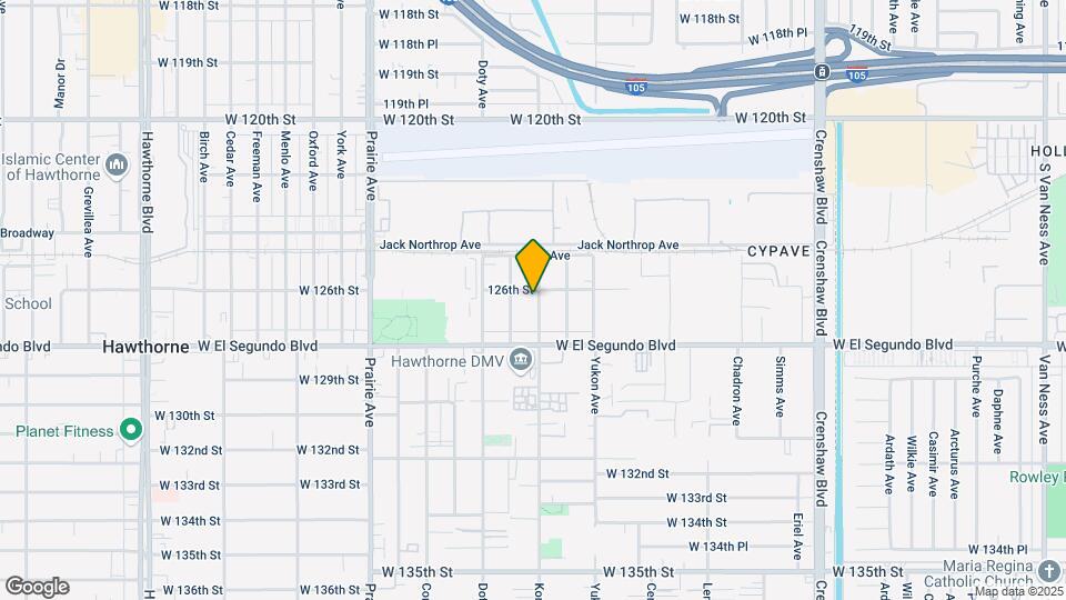 12607 Kornblum Ave Mapa y Detalles de la Ubicación