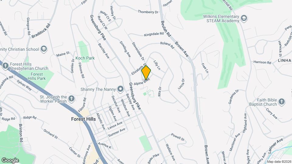 904 Alpine Blvd Map and Location Details