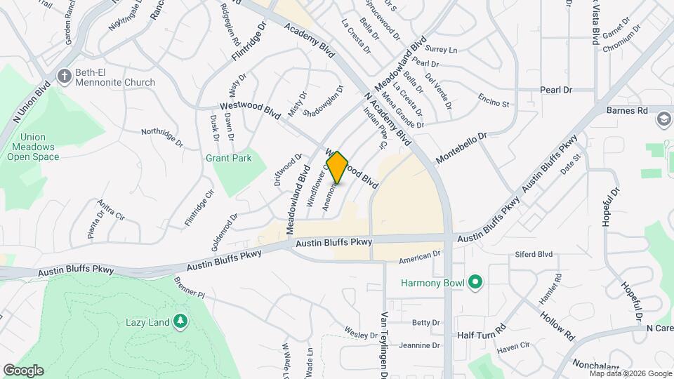 3615 Anemone Cir Map and Location Details