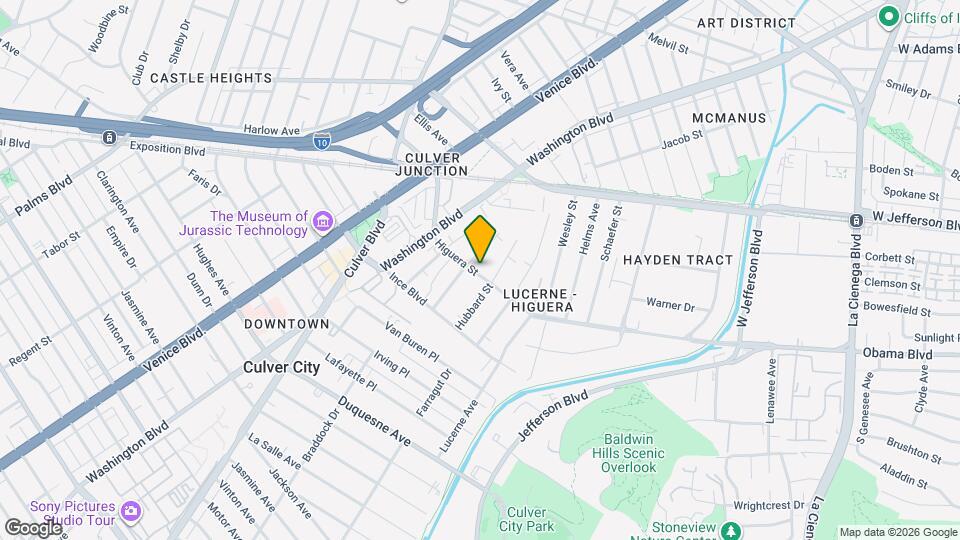 4014 Higuera St, Unit Rear House Mapa y Detalles de la Ubicación