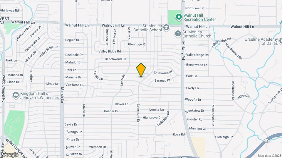 9611 Lakemont Dr Map and Location Details