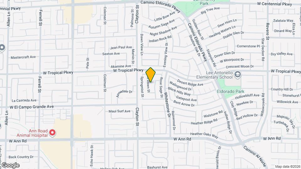 5910 Red Dawn St Map and Location Details