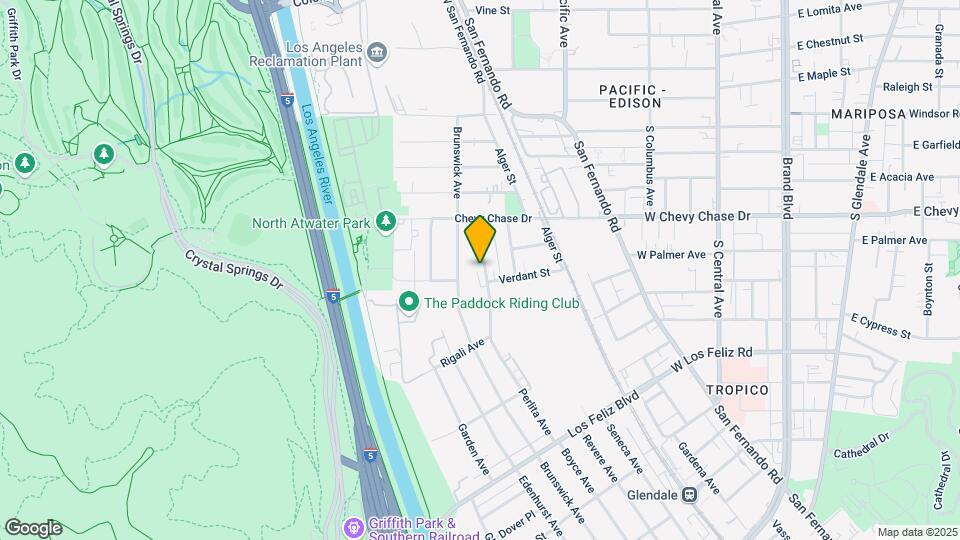 4316 Perlita Ave Map and Location Details