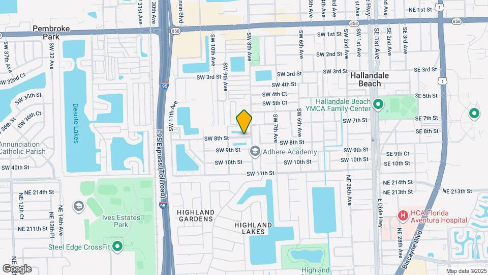 835 SW 8th St Map and Location Details