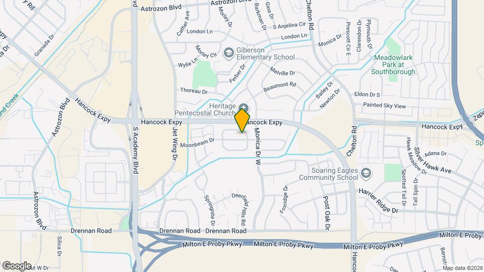 4318 Moonbeam Dr Map and Location Details