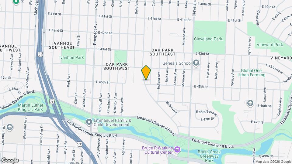 4443 Benton Blvd Map and Location Details