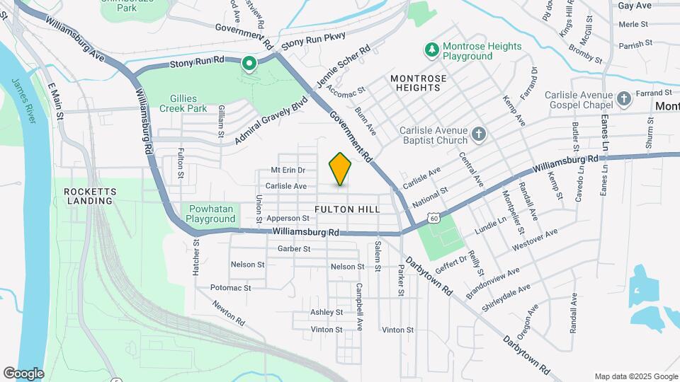 1430 Carlisle Ave Map and Location Details