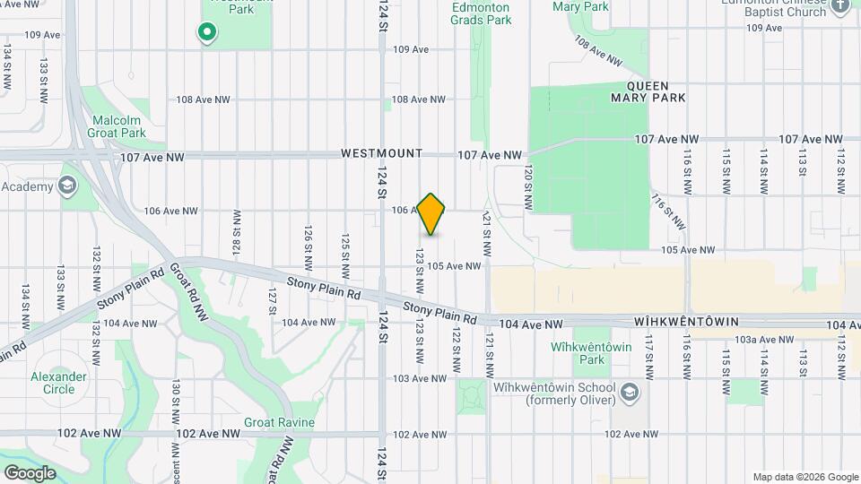 10523-123 123 St NW Map and Location Details