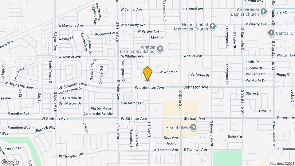 875 S Gilbert St Mapa y Detalles de la Ubicación