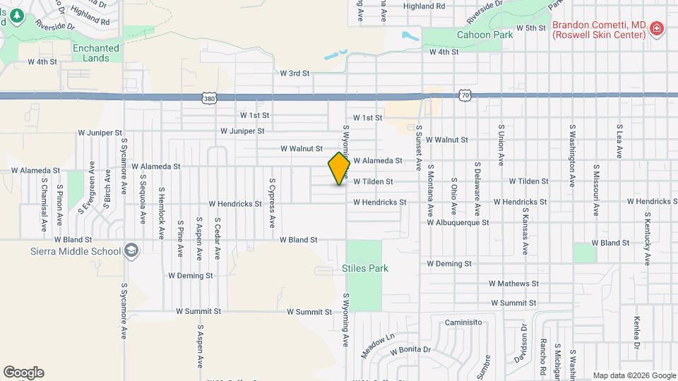 1602 W Tilden St Map and Location Details
