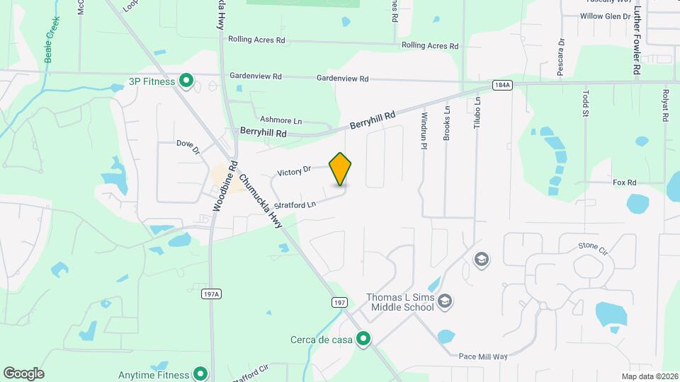 3548 Stratford Ln Map and Location Details